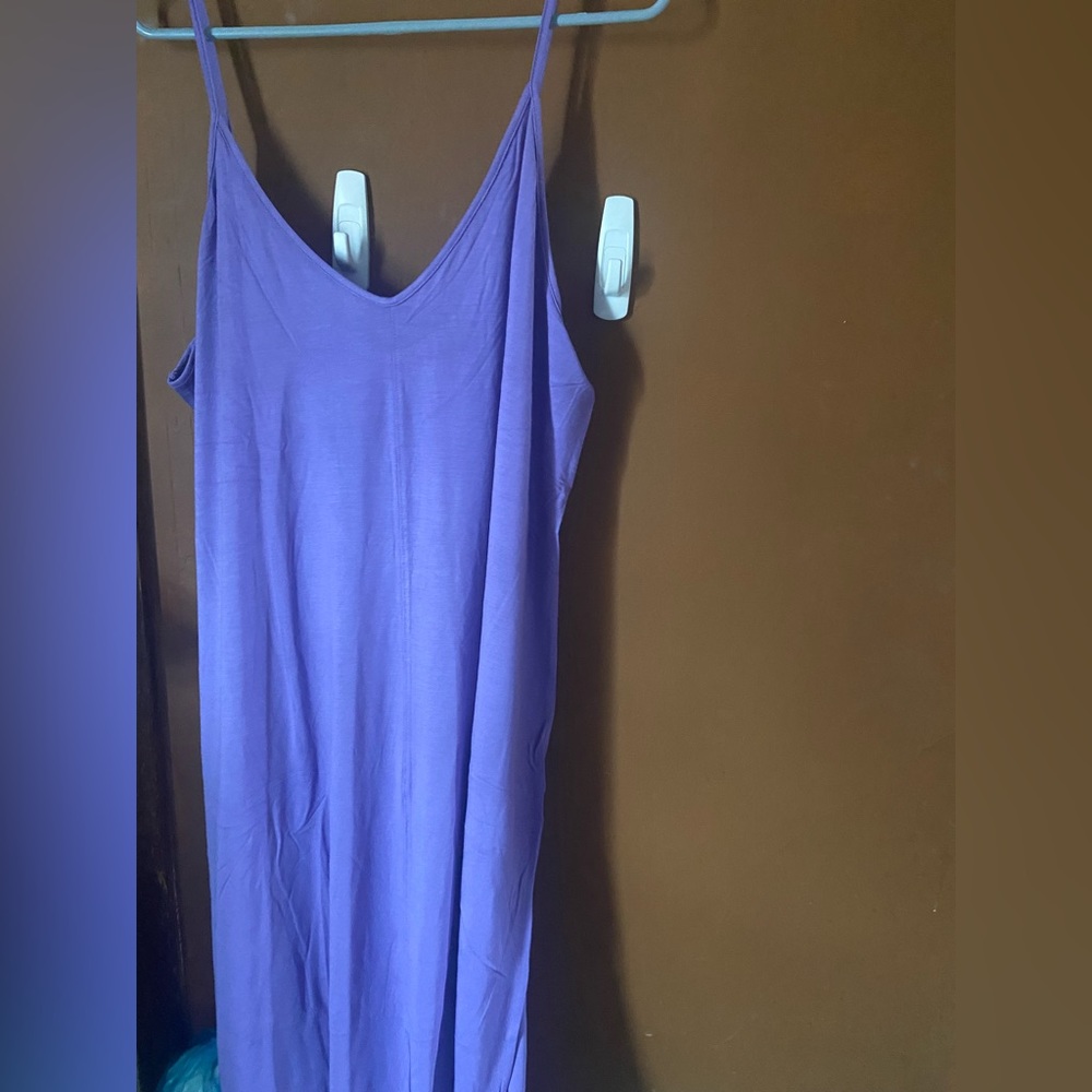 Plus Spaghetti Strap Maxi Dress